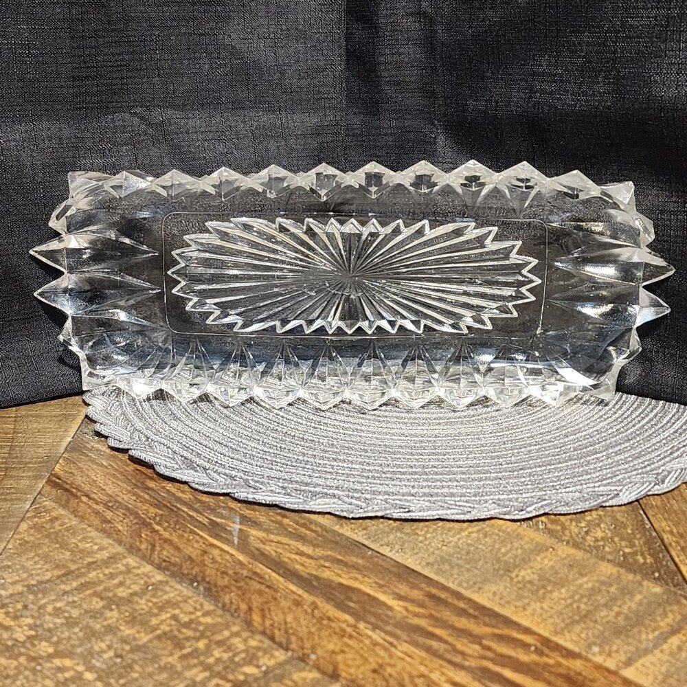 Crystal tray - Centerpiece Bowl
